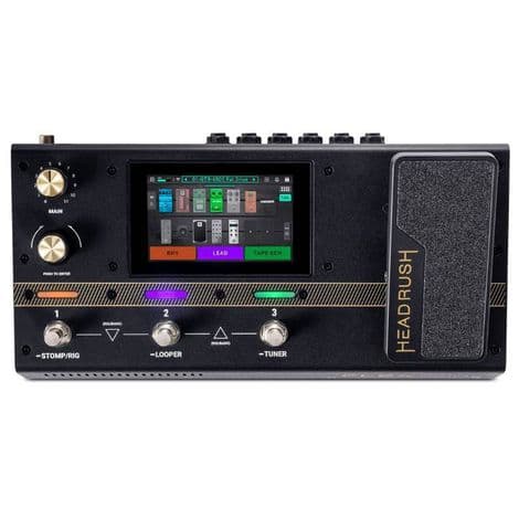 Pedaleira Multi-Efeitos HeadRush Flex Prime, Touchscreen 4", 3 Botões, Emulações, Impulse Response