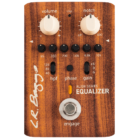 ESGOTADO - Pedal LR Baggs Align Equalizer Pré-Amplificador, EQ 6 Bandas