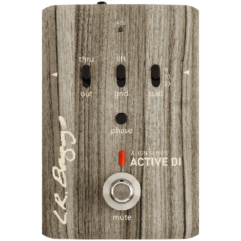 Pedal LR Baggs Direct Box Ativo, Mute, Phantom Power, XLR