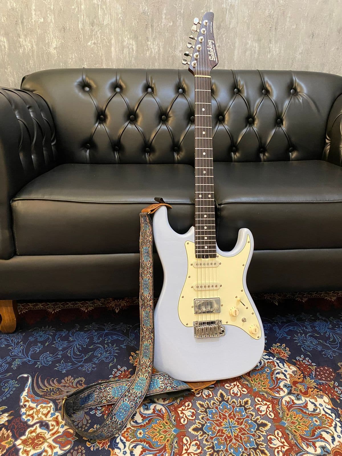 USADOS - Guitarra Soloking MS-11 Classic – Rosewood – Nafiri Special Run – (Frost Blue)