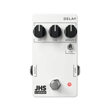 ESGOTADO - Pedal JHS 3 Series Delay Para Guitarra, 3 Pots + Chave