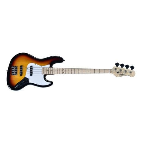 Baixo Shelter JB 75PRO 4 Cordas, Corpo Basswood Braço Maple Captação Wilkinson JB, 3 Tone Sunburst