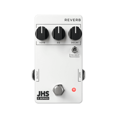 ESGOTADO - Pedal JHS 3 Series Reverb Para Guitarra, 3 Pots + Chave