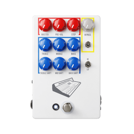 Pedal JHS Colour Box V2 Preamp/Eq/Drive/Distortion/Fuzz/DI