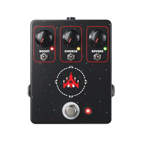 Pedal JHS Space Commander, Boost, Chorus, Reverb