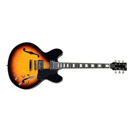 Guitarra Shelter SWF Semiacústica Corpo Maple, Escala Purple Heart, Captação Wilkinson HH, Sunburst